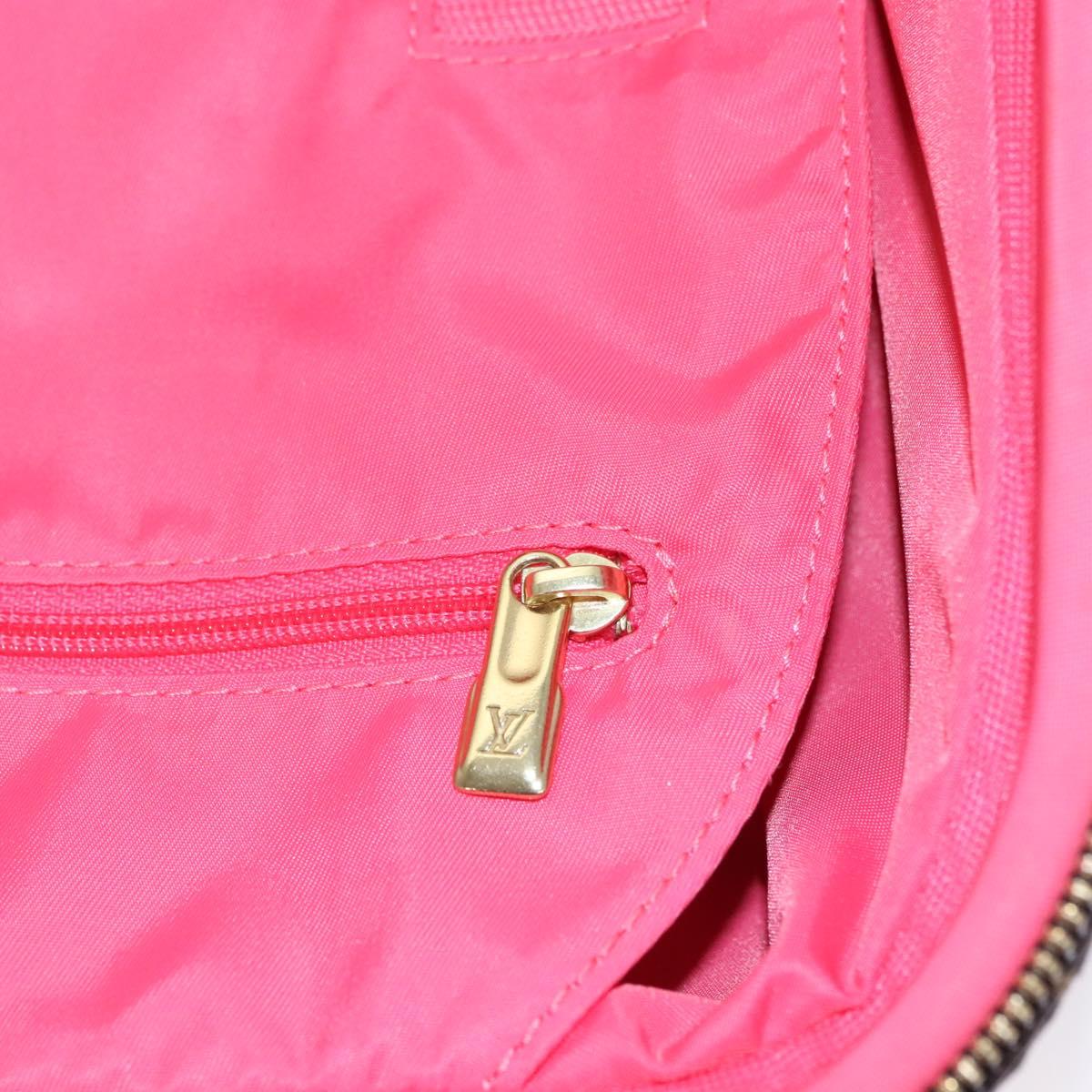 LOUIS VUITTON Monogram V Line Zephyr 55 suitcase Pink LV Auth MY086