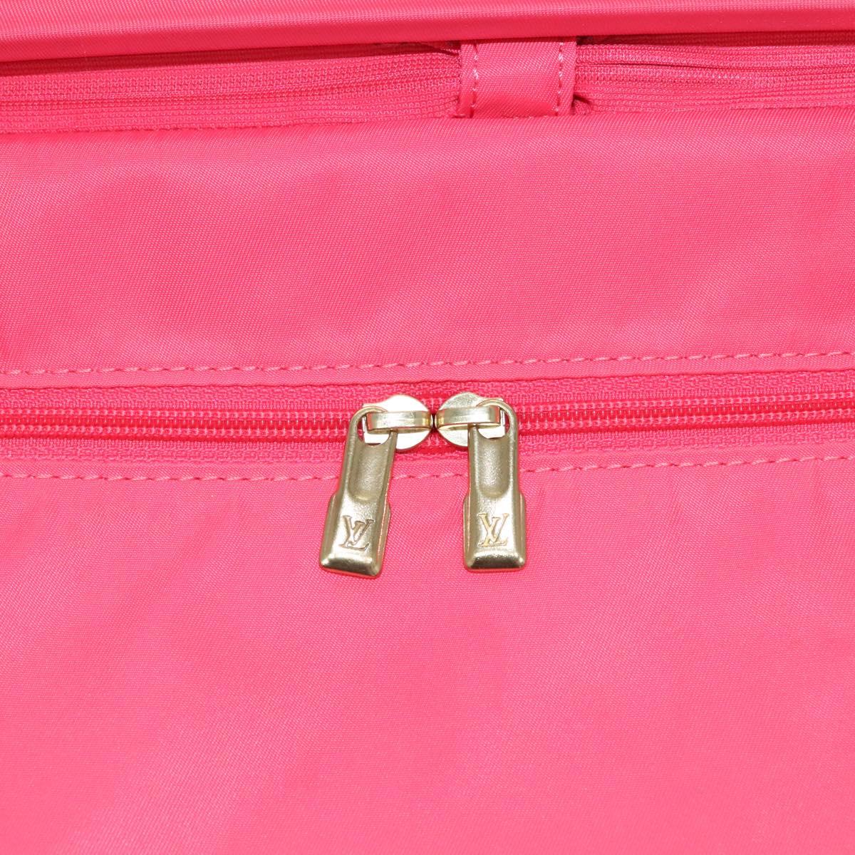 LOUIS VUITTON Monogram V Line Zephyr 55 suitcase Pink LV Auth MY086