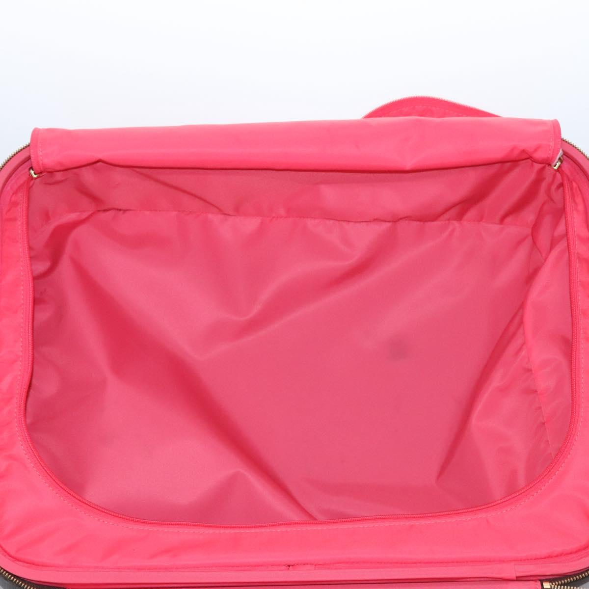 LOUIS VUITTON Monogram V Line Zephyr 55 suitcase Pink LV Auth MY086