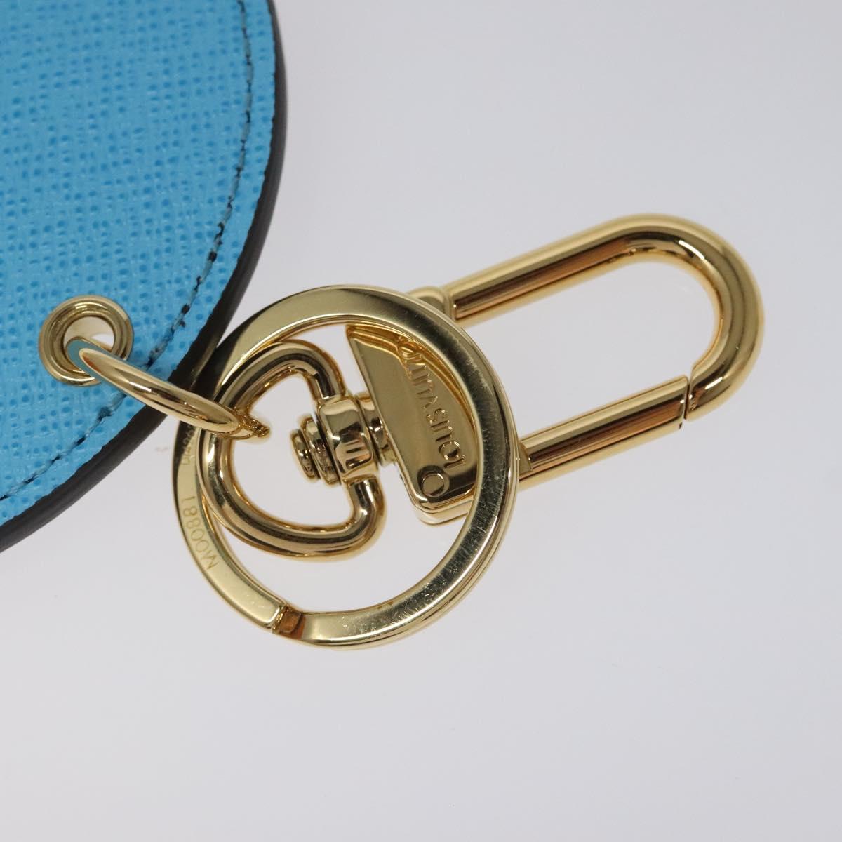 LOUIS VUITTON Porte Cles Illustre Charm metal Gold M00881 LV Auth MY094