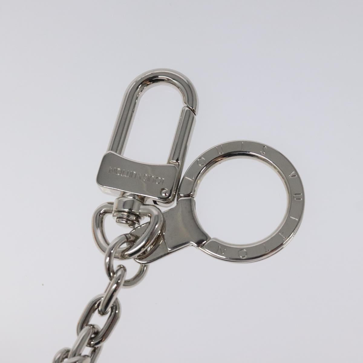 LOUIS VUITTON Porte Clesprinted initials LV Key Holder Blue M67148 LV Auth MY096