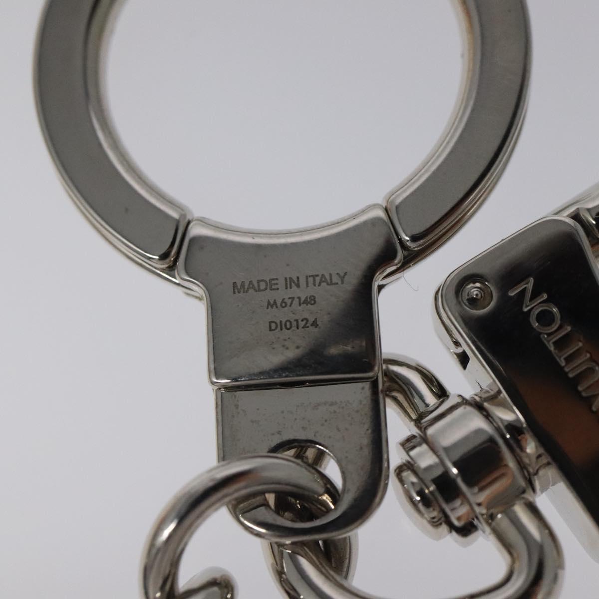 LOUIS VUITTON Porte Clesprinted initials LV Key Holder Blue M67148 LV Auth MY096