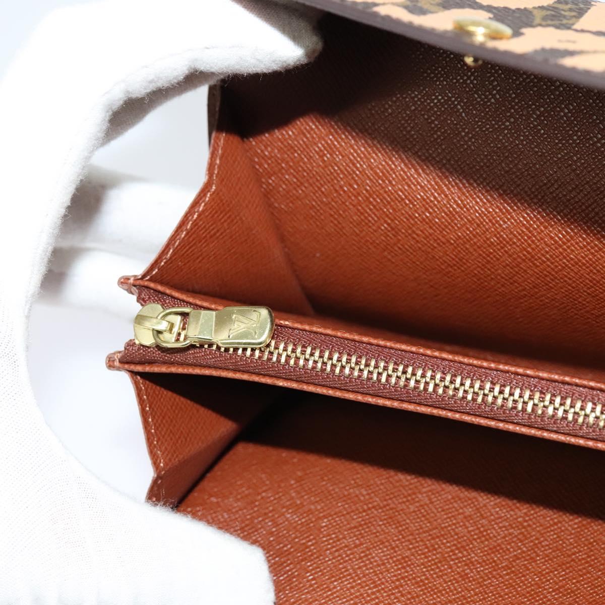 LOUIS VUITTON Monogram Graffiti Porte Monnaie Credit Wallet M92190 Auth MY097V
