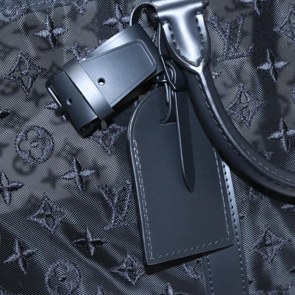 LOUIS VUITTON Monogram See Through Keepall Bandouliere 50 M53971 LV Auth MY116SA