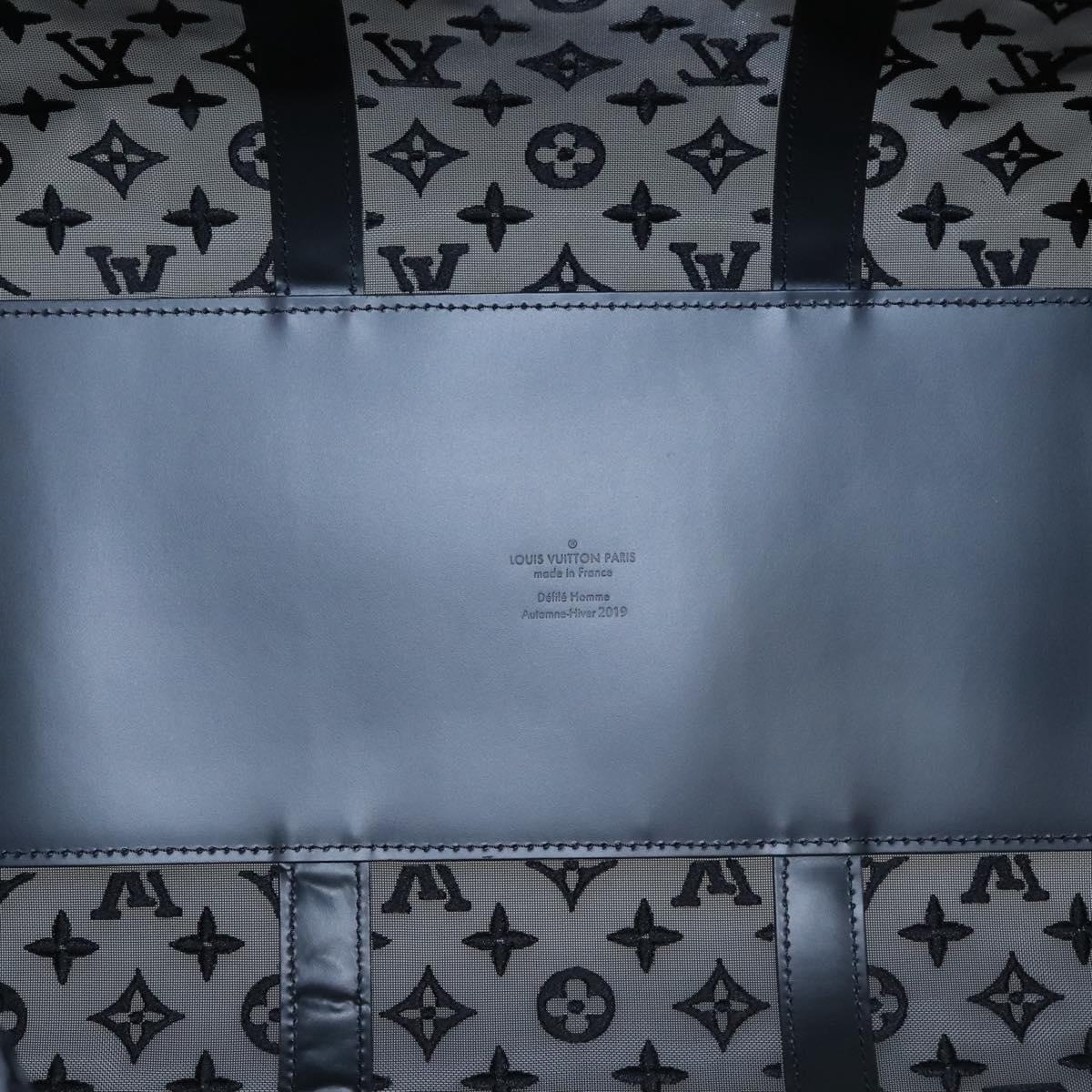 LOUIS VUITTON Monogram See Through Keepall Bandouliere 50 M53971 LV Auth my116SAM