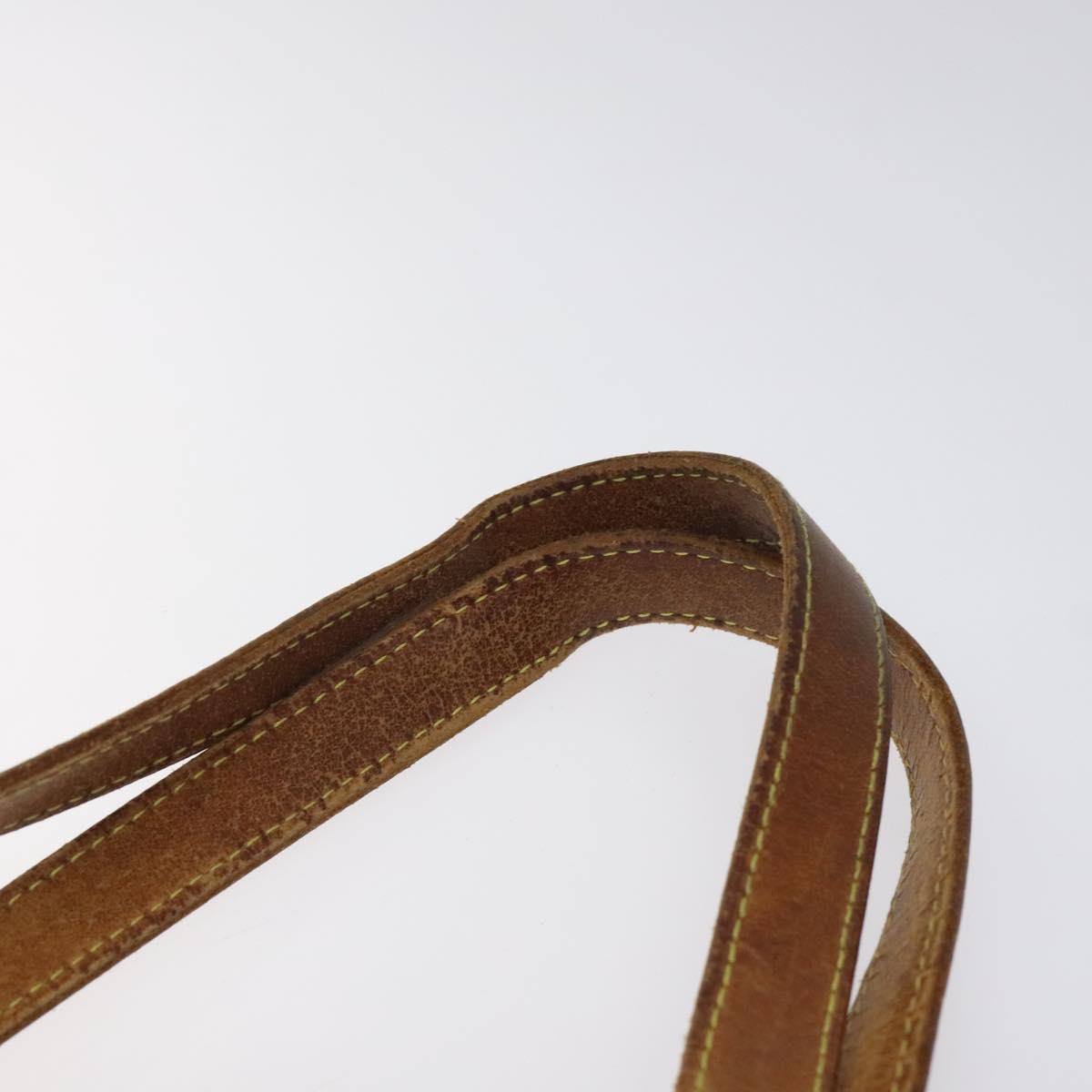 LOUIS VUITTON Monogram Vernis Houston Hand Bag Bronze M91122 LV Auth MY122