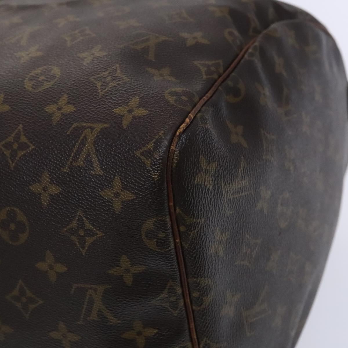 LOUIS VUITTON Monogram Keepall 55 Boston Bag M41424 LV Auth MY147