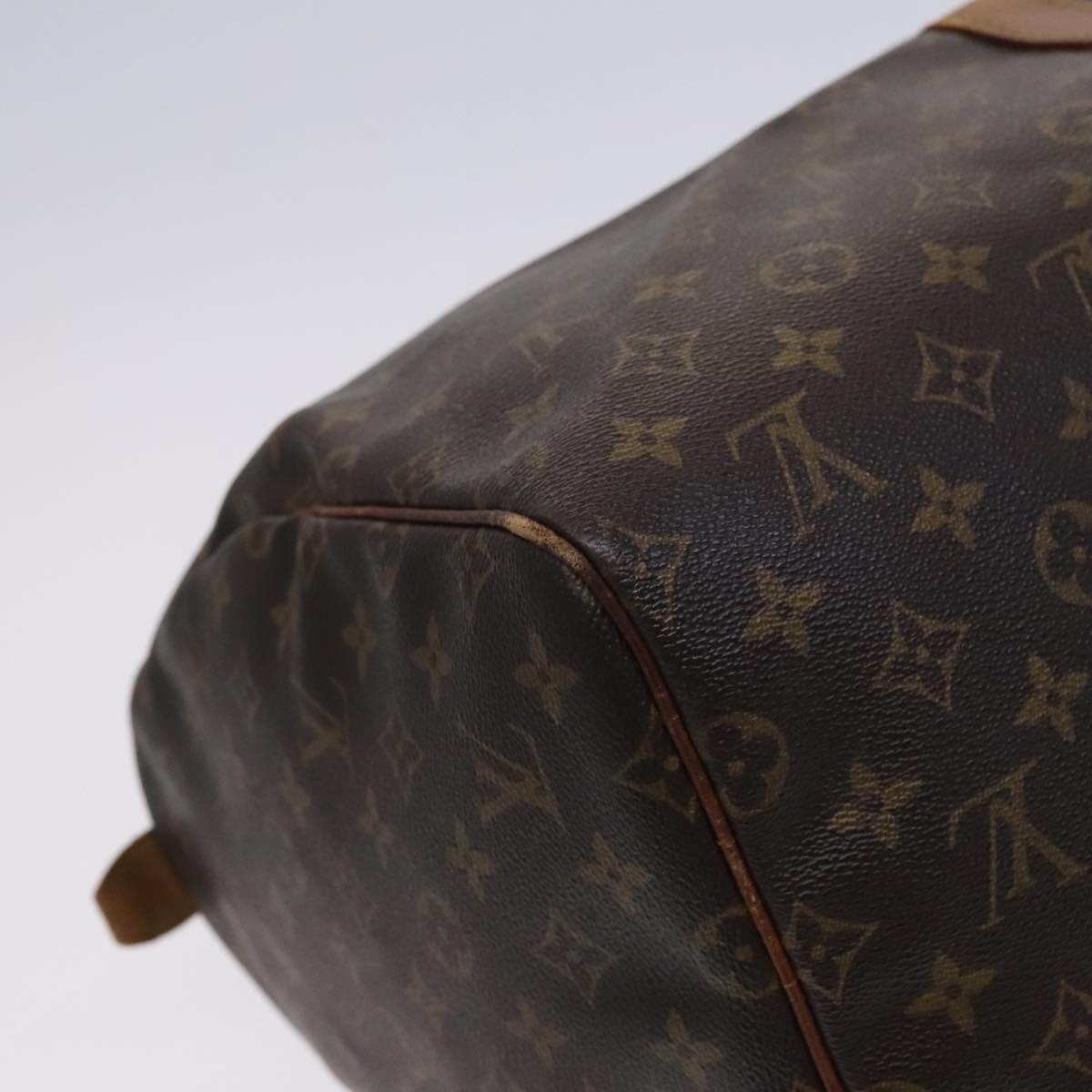 LOUIS VUITTON Monogram Keepall 55 Boston Bag M41424 LV Auth MY147