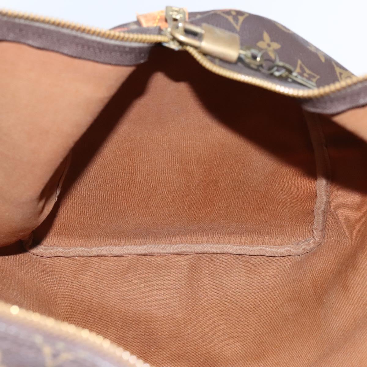 LOUIS VUITTON Monogram Keepall 55 Boston Bag M41424 LV Auth MY147