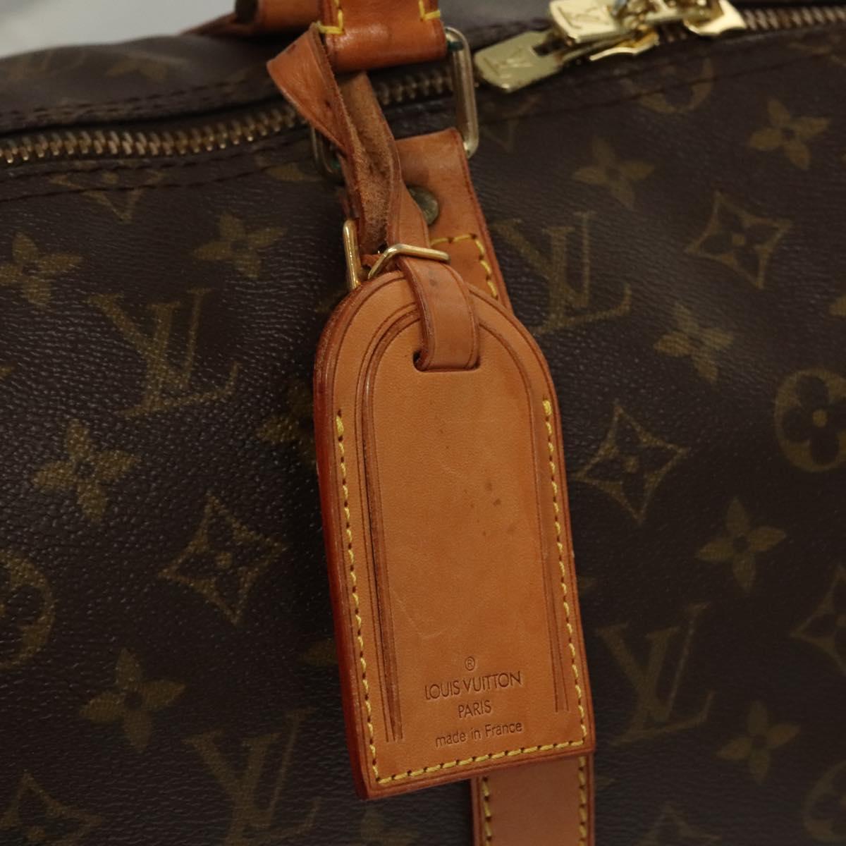 LOUIS VUITTON Monogram Keepall 45 Boston Bag M41428 LV Auth MY148