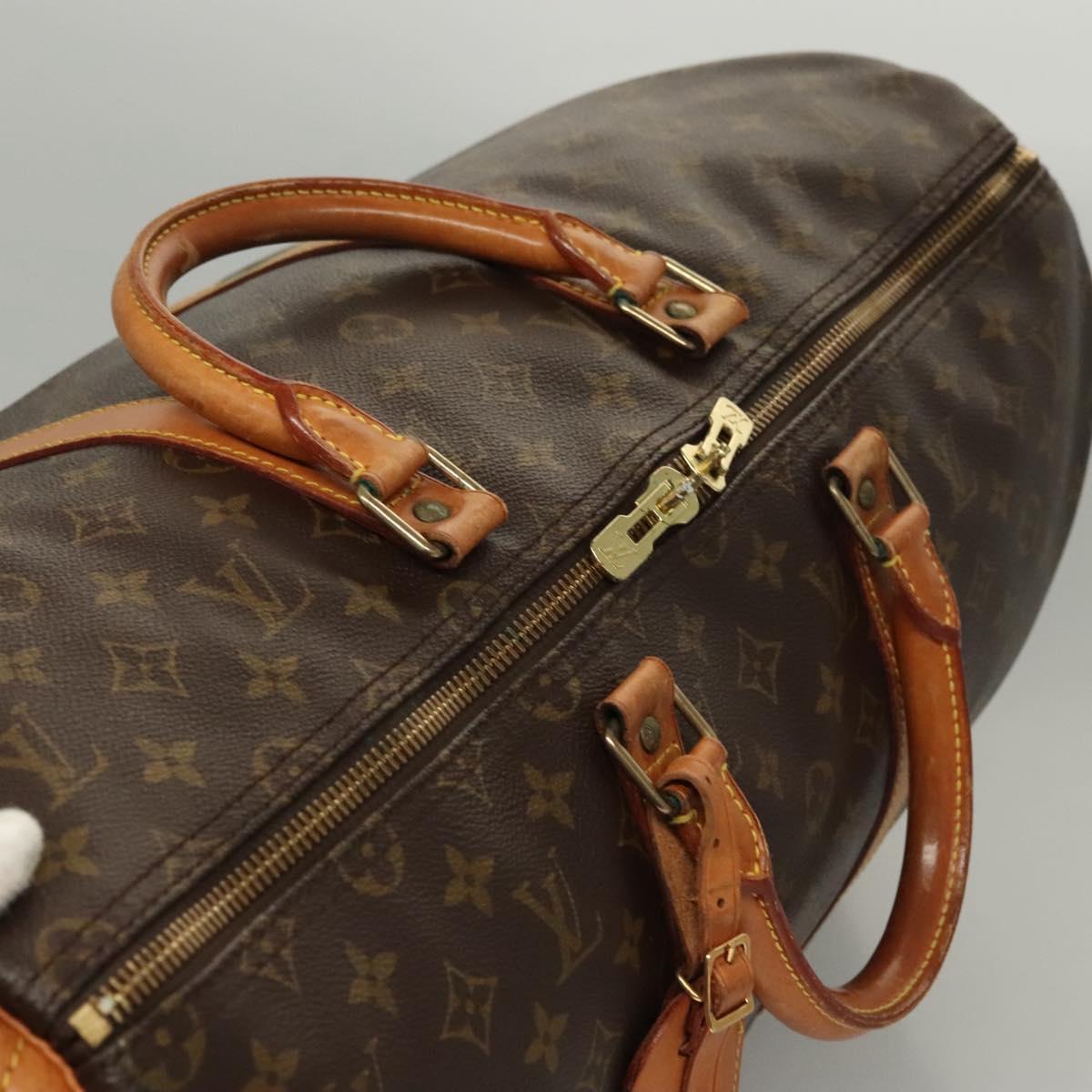 LOUIS VUITTON Monogram Keepall 45 Boston Bag M41428 LV Auth MY148