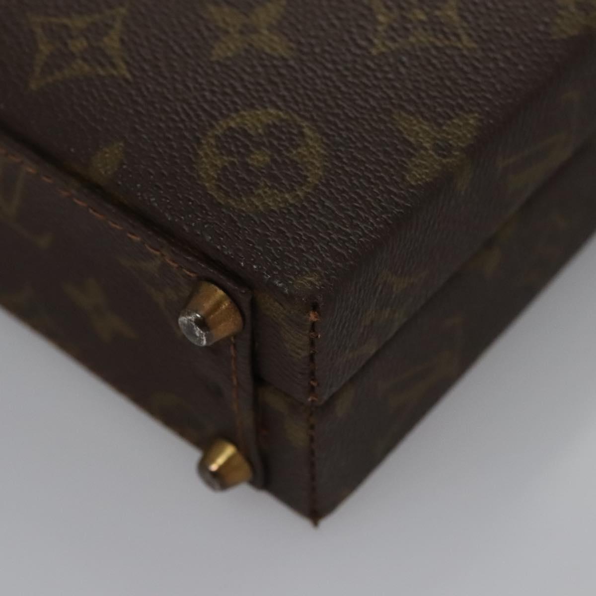 LOUIS VUITTON Monogram Attache case Hand Bag LV Auth MY174A