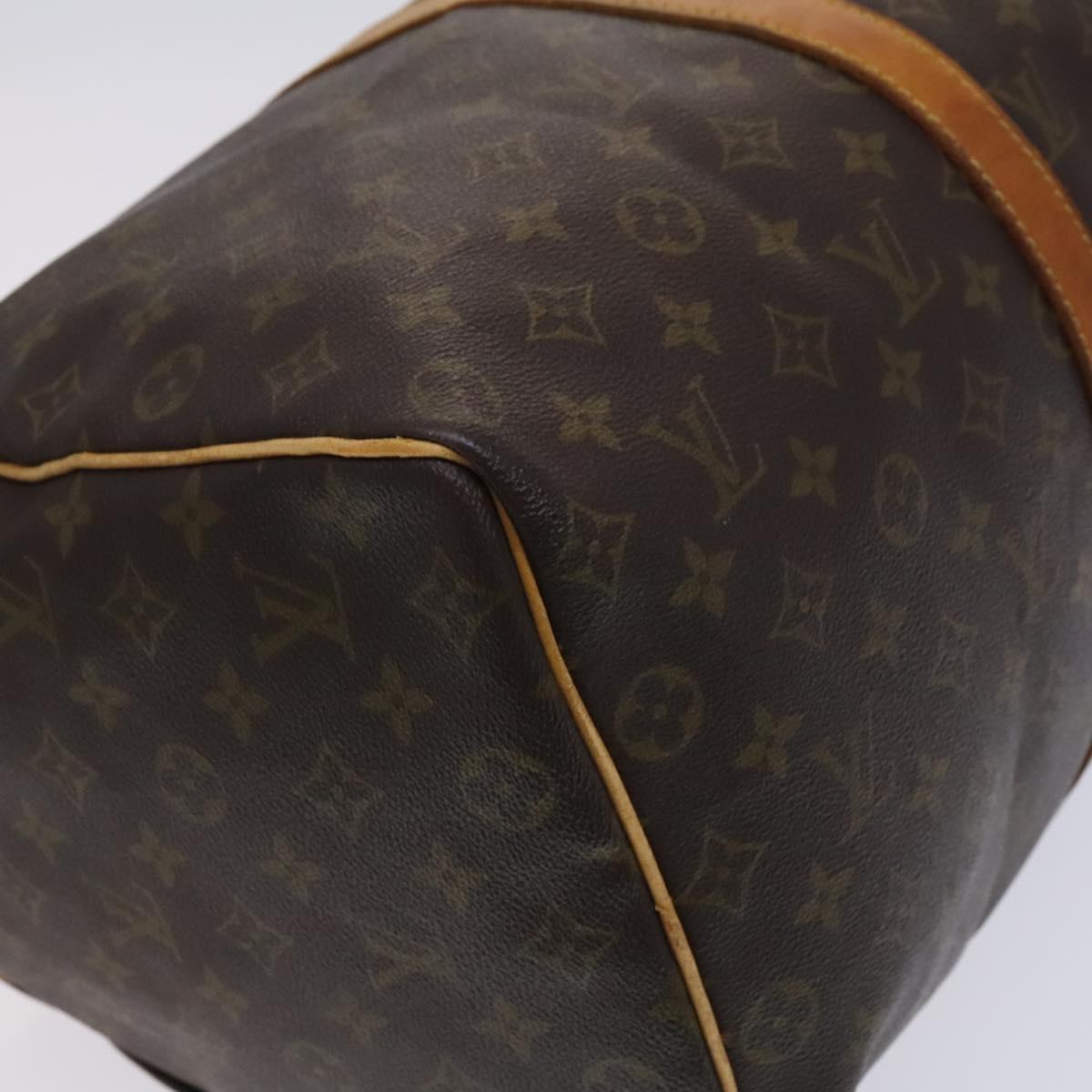 LOUIS VUITTON Monogram Keepall 50 Boston Bag M41426 LV Auth MY177