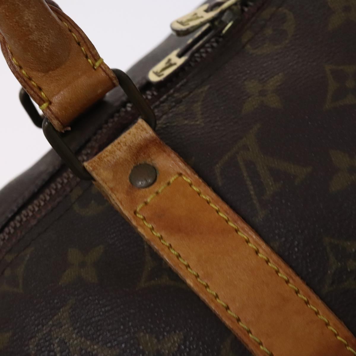 LOUIS VUITTON Monogram Keepall 50 Boston Bag M41426 LV Auth MY177