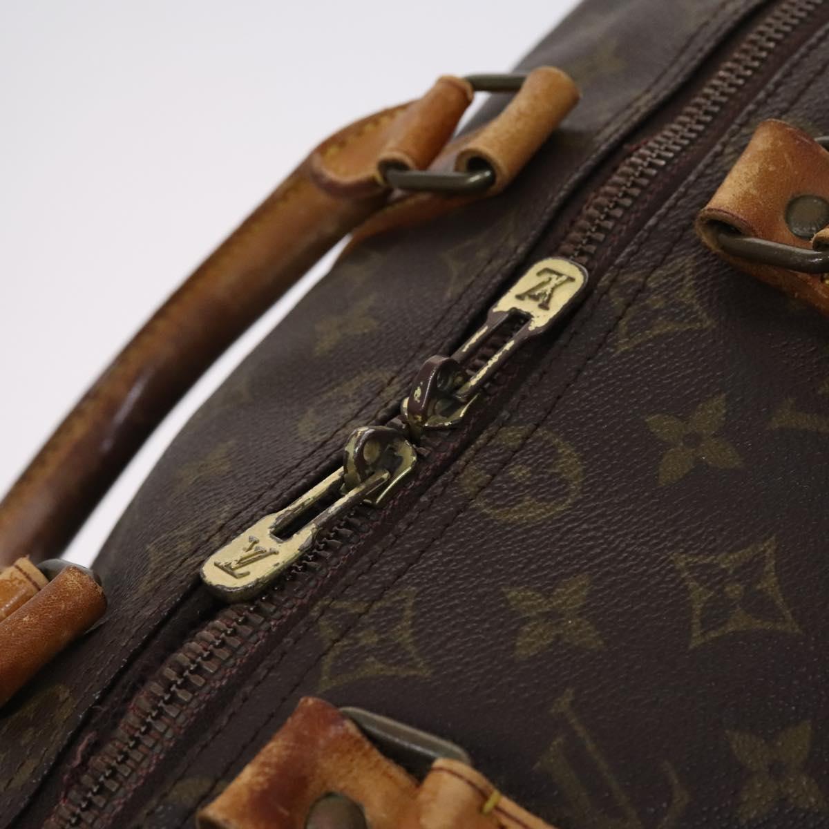 LOUIS VUITTON Monogram Keepall 50 Boston Bag M41426 LV Auth MY177
