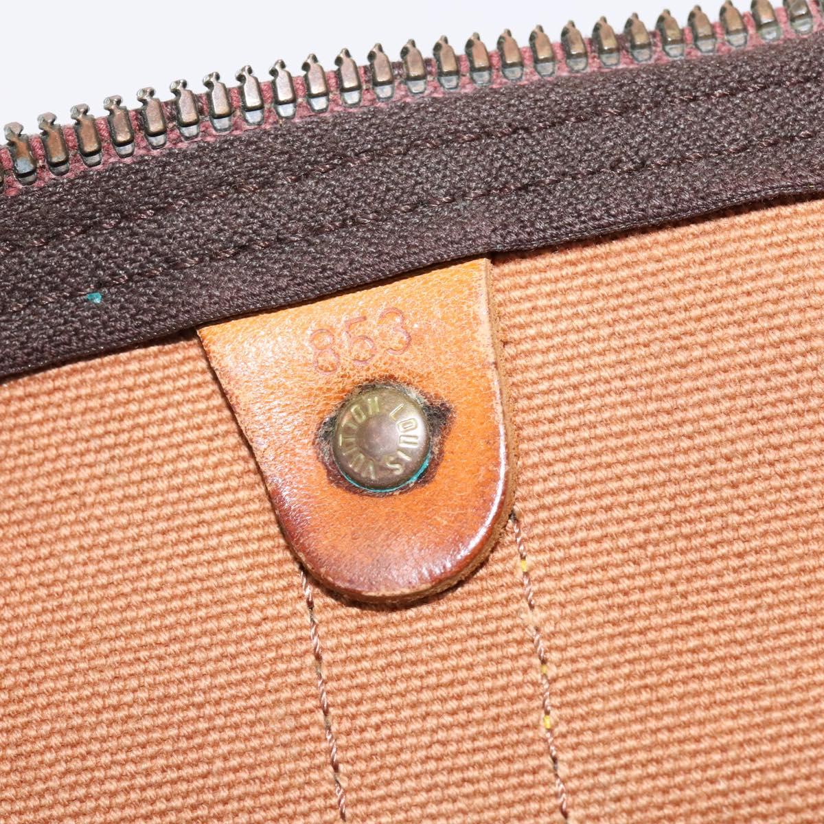 LOUIS VUITTON Monogram Keepall 50 Boston Bag M41426 LV Auth MY177