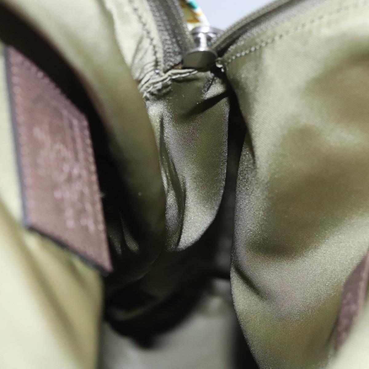 GUCCI GUCCI x THE NORTH FACE Backpack Nylon Cream 650288 Auth MY182V