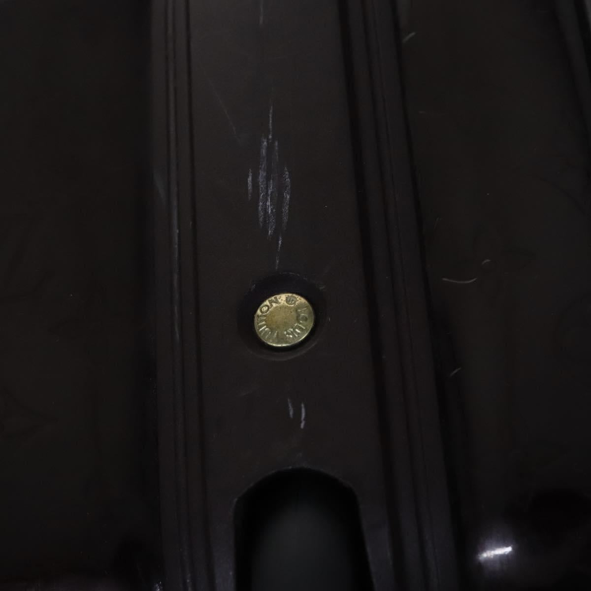 LOUIS VUITTON Monogram Vernis Pegas 45 Suitcase Amarante M91277 LV Auth MY187