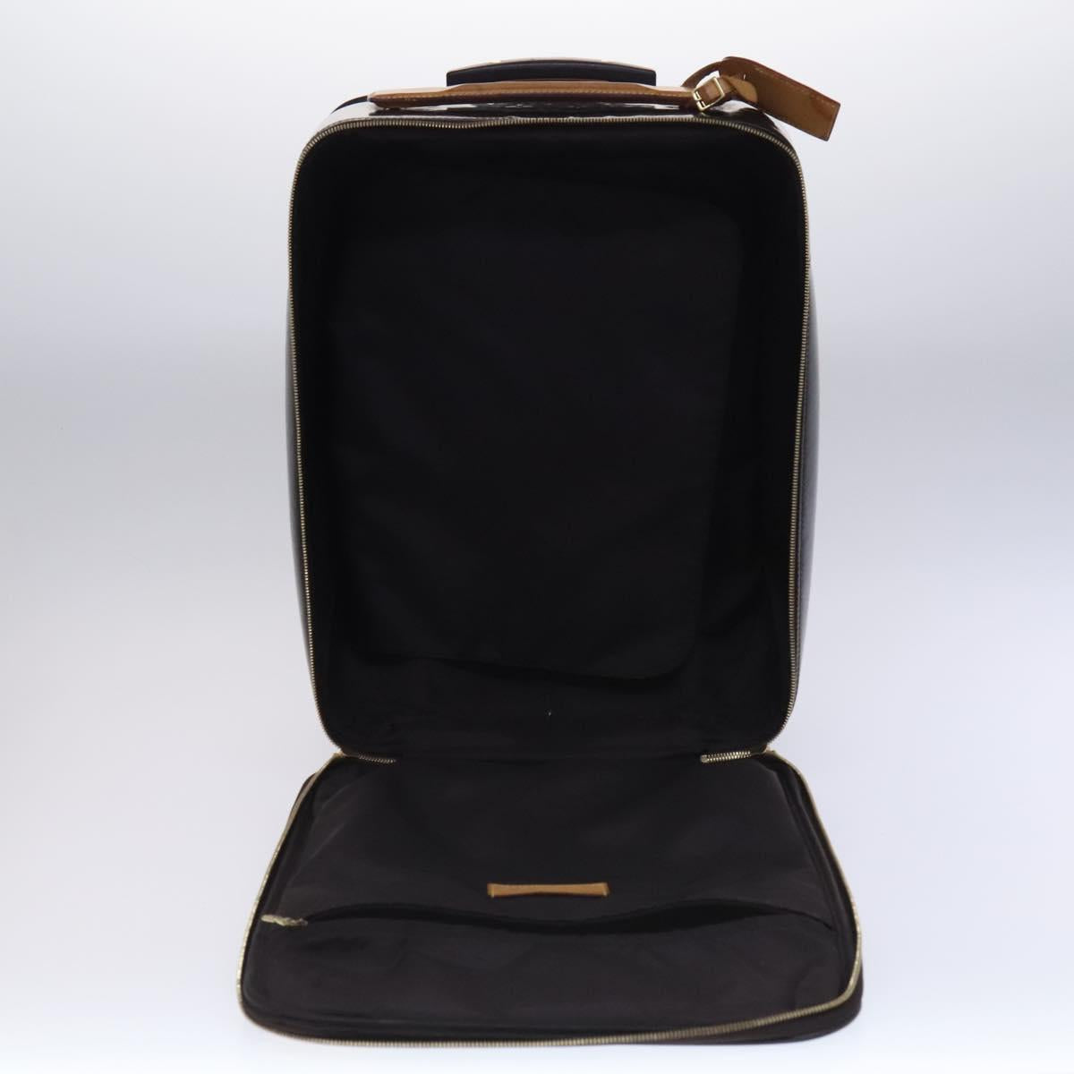 LOUIS VUITTON Monogram Vernis Pegas 45 Suitcase Amarante M91277 LV Auth MY187