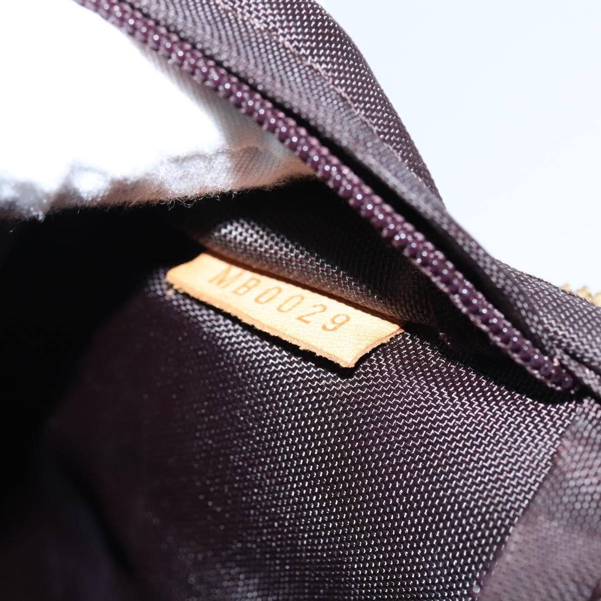 LOUIS VUITTON Monogram Vernis Pegas 45 Suitcase Amarante M91277 LV Auth MY187