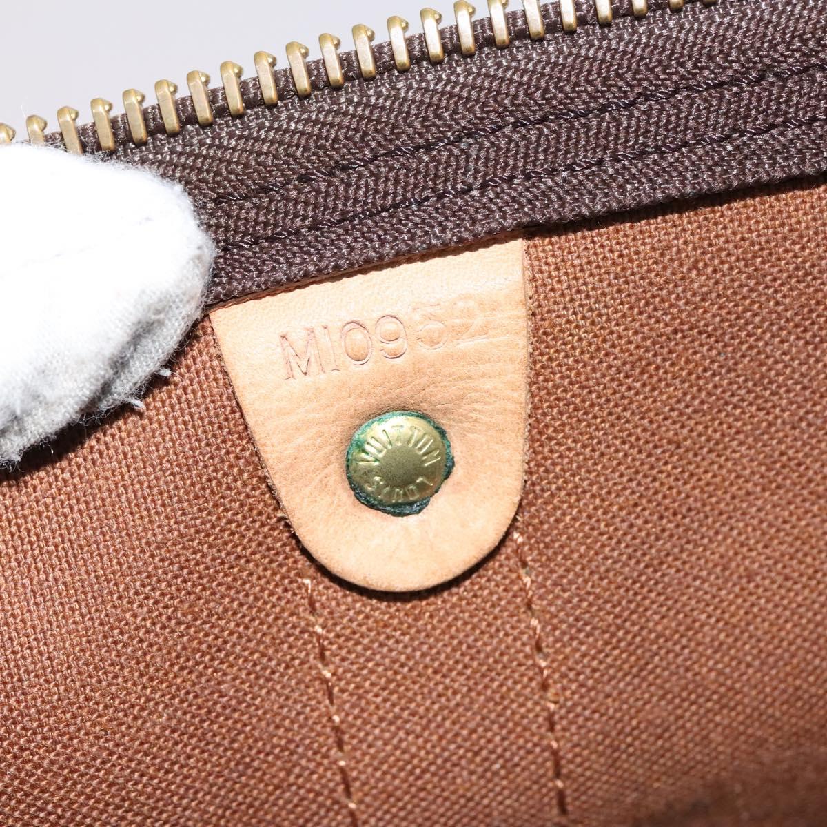 LOUIS VUITTON Monogram Keepall 55 Boston Bag M41424 LV Auth MY203