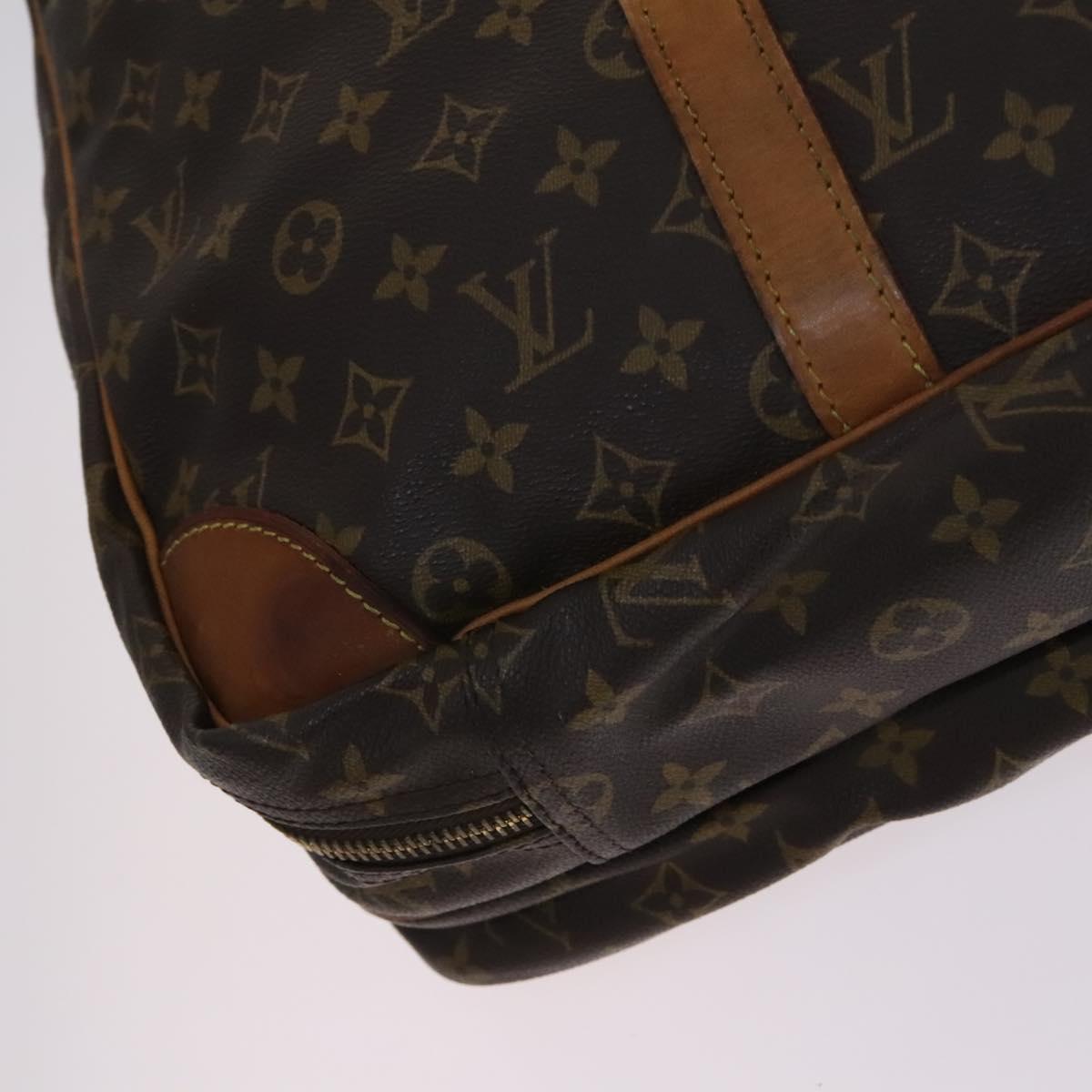 LOUIS VUITTON Monogram Sac 24 Earl Boston Bag M41387 LV Auth MY204