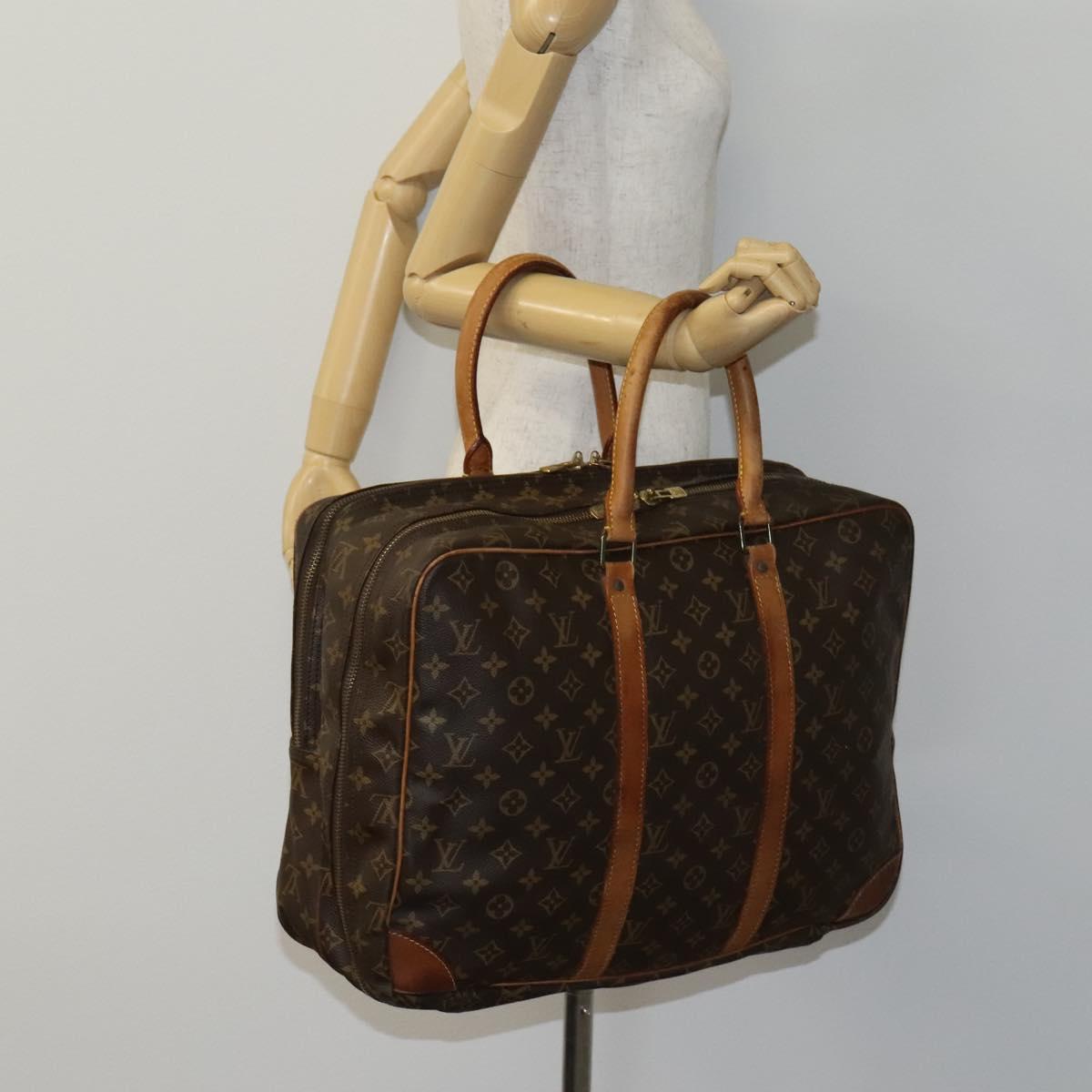 LOUIS VUITTON Monogram Sac 24 Earl Boston Bag M41387 LV Auth MY204