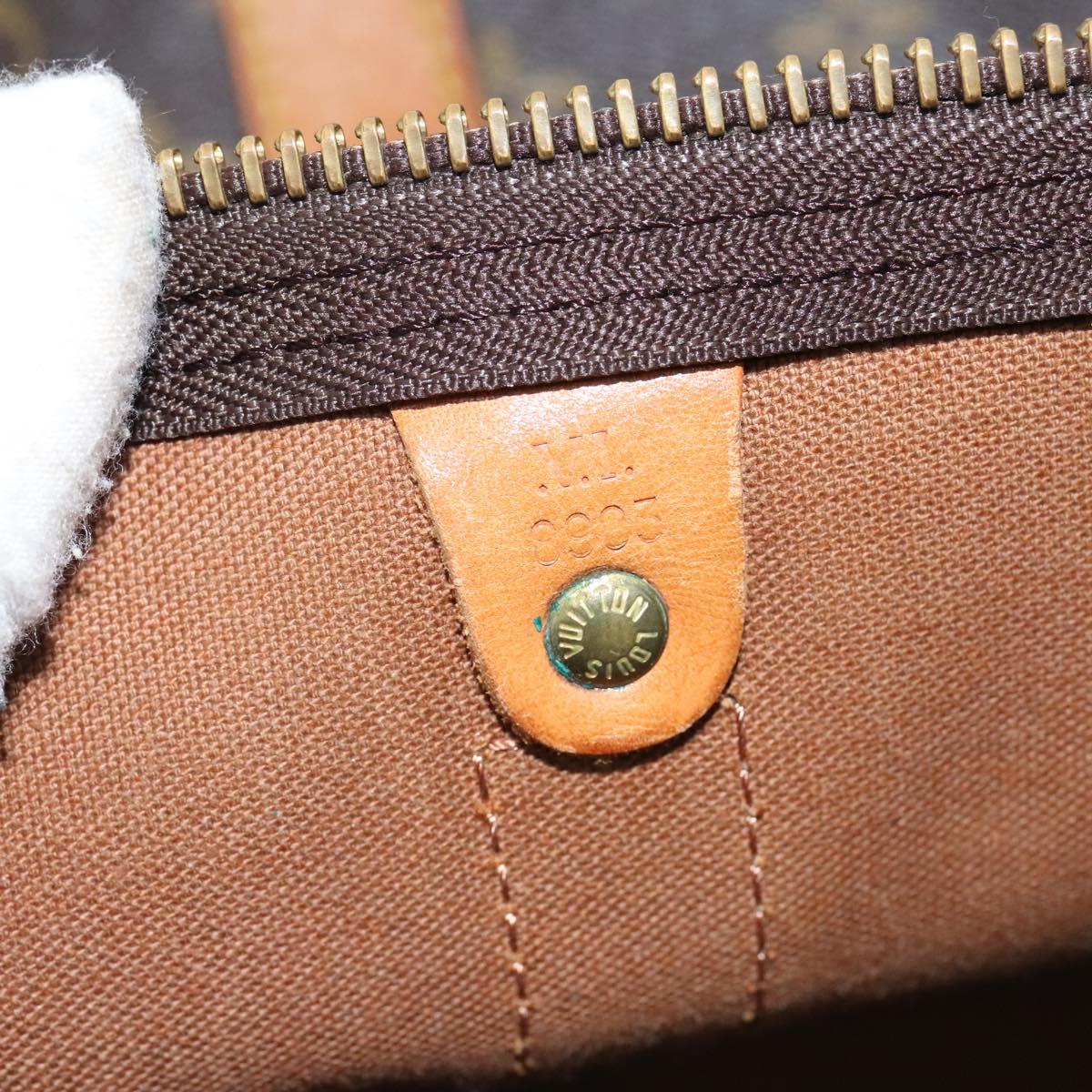 LOUIS VUITTON Monogram Keepall Bandouliere 60 Boston Bag M41412 LV Auth MY220