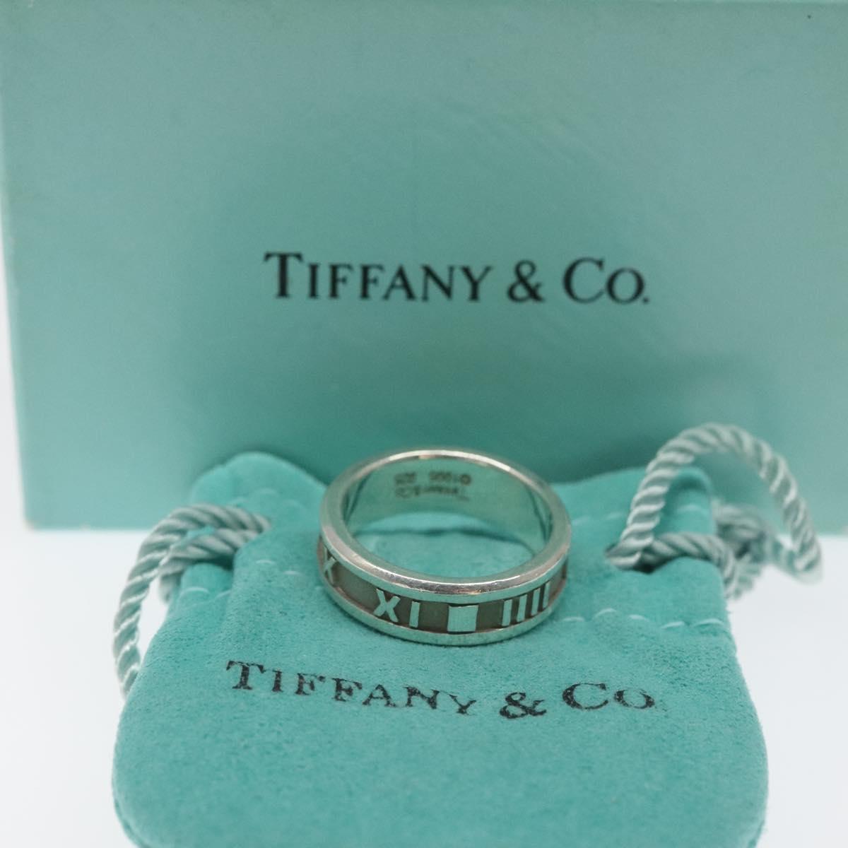 TIFFANY&Co. Atlas Ring Ag925 Silver Auth MY238
