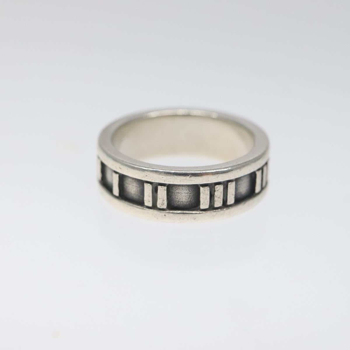 TIFFANY&Co. Atlas Ring Ag925 Silver Auth MY239