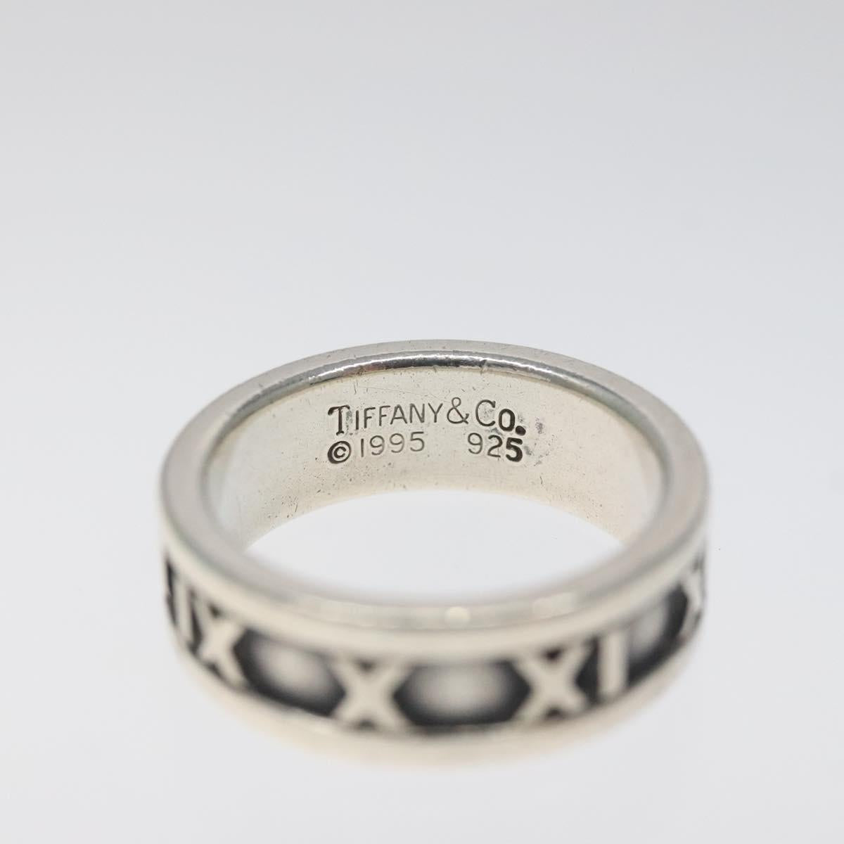 TIFFANY&Co. Atlas Ring Ag925 Silver Auth MY239