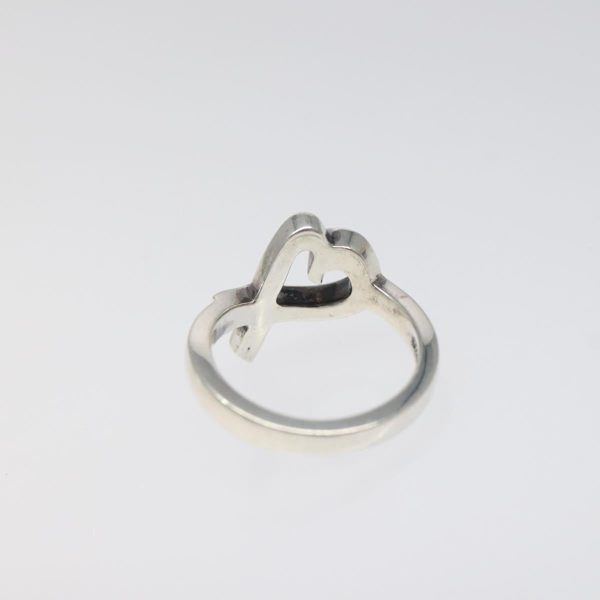 TIFFANY&Co. Loving Heart Ring Ag925 Silver Auth MY240