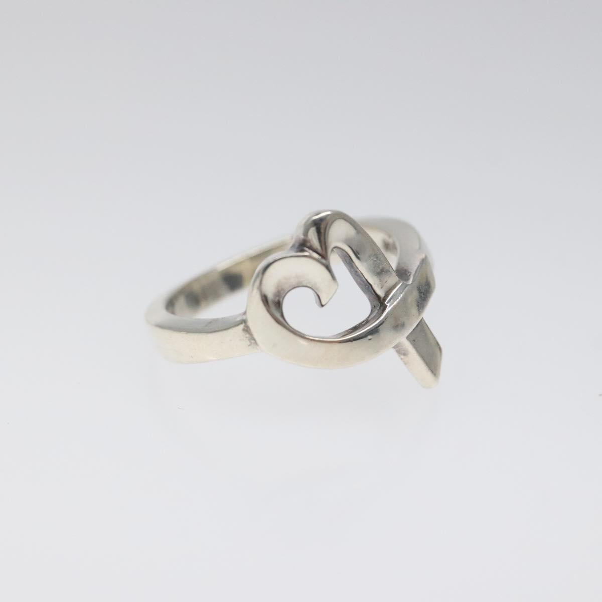 TIFFANY&Co. Loving Heart Ring Ag925 Silver Auth MY240