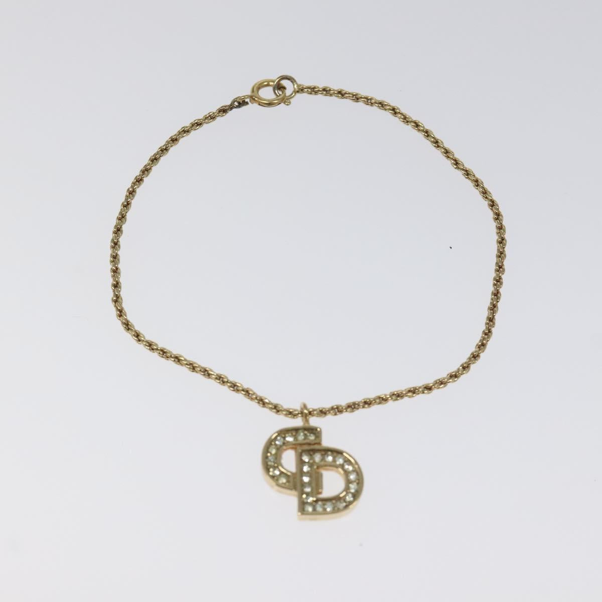 Christian Dior Bracelet metal Gold Auth MY247