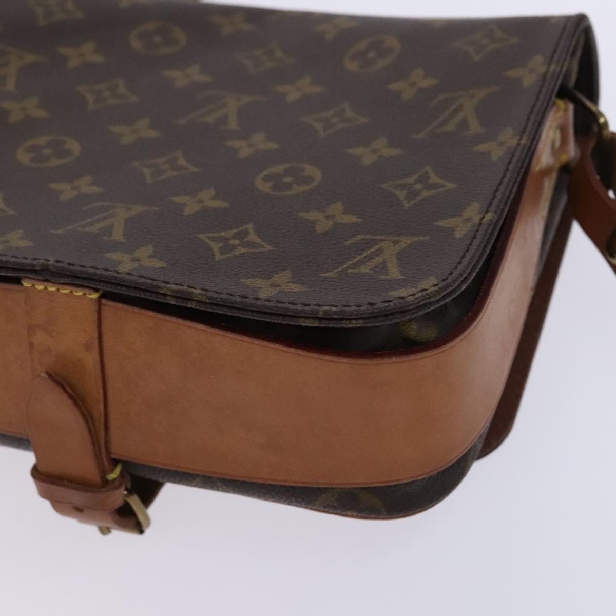 LOUIS VUITTON Monogram Cartouchiere MM Shoulder Bag M51253 LV Auth MY282