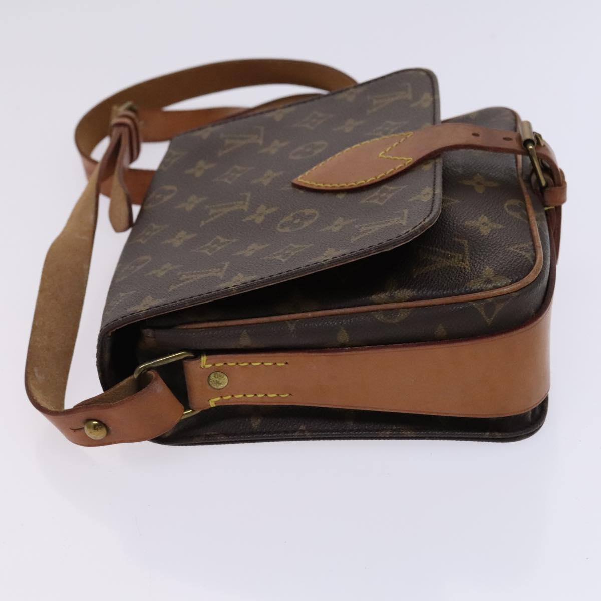 LOUIS VUITTON Monogram Cartouchiere MM Shoulder Bag M51253 LV Auth MY282