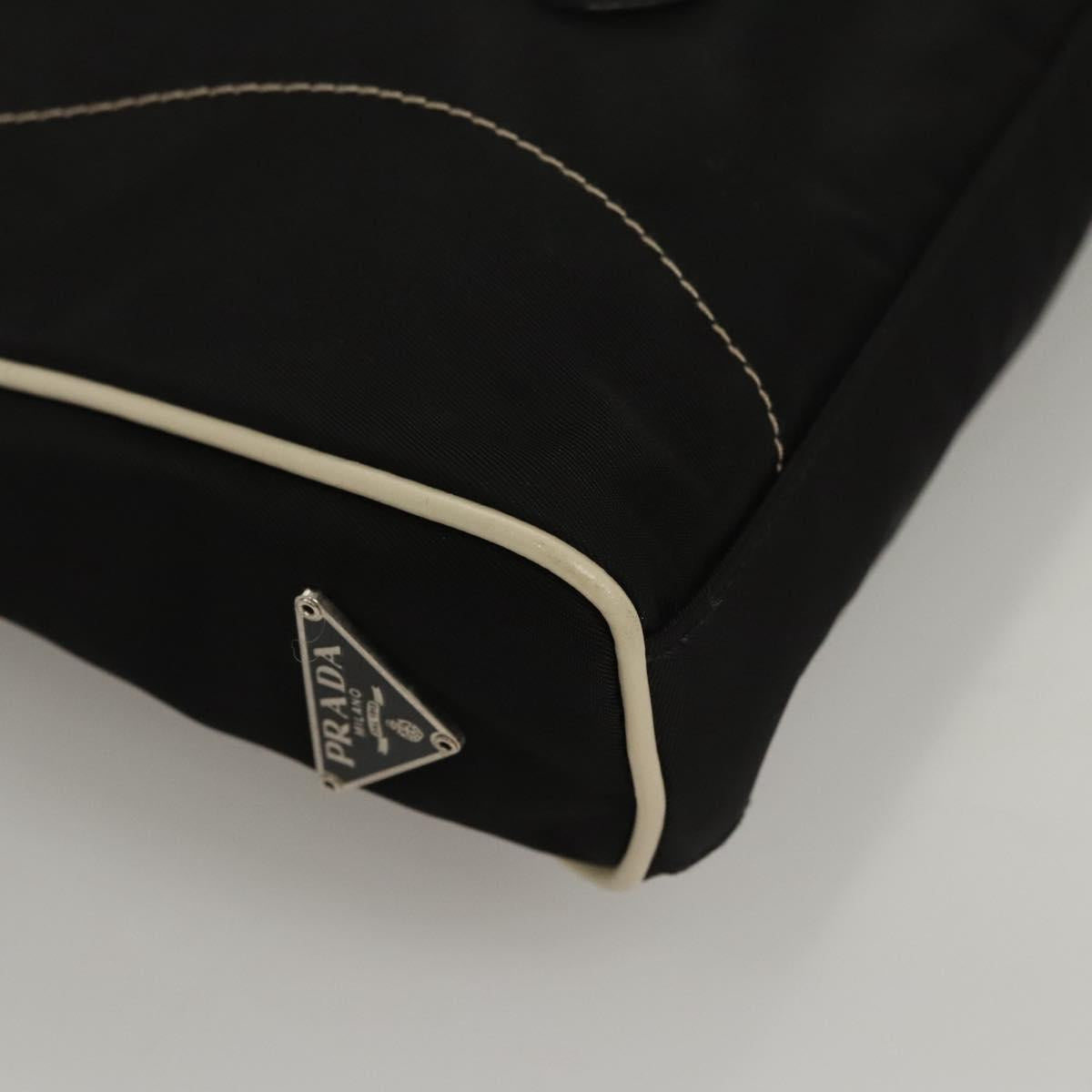 PRADA Shoulder Bag Nylon Black Auth MY310M
