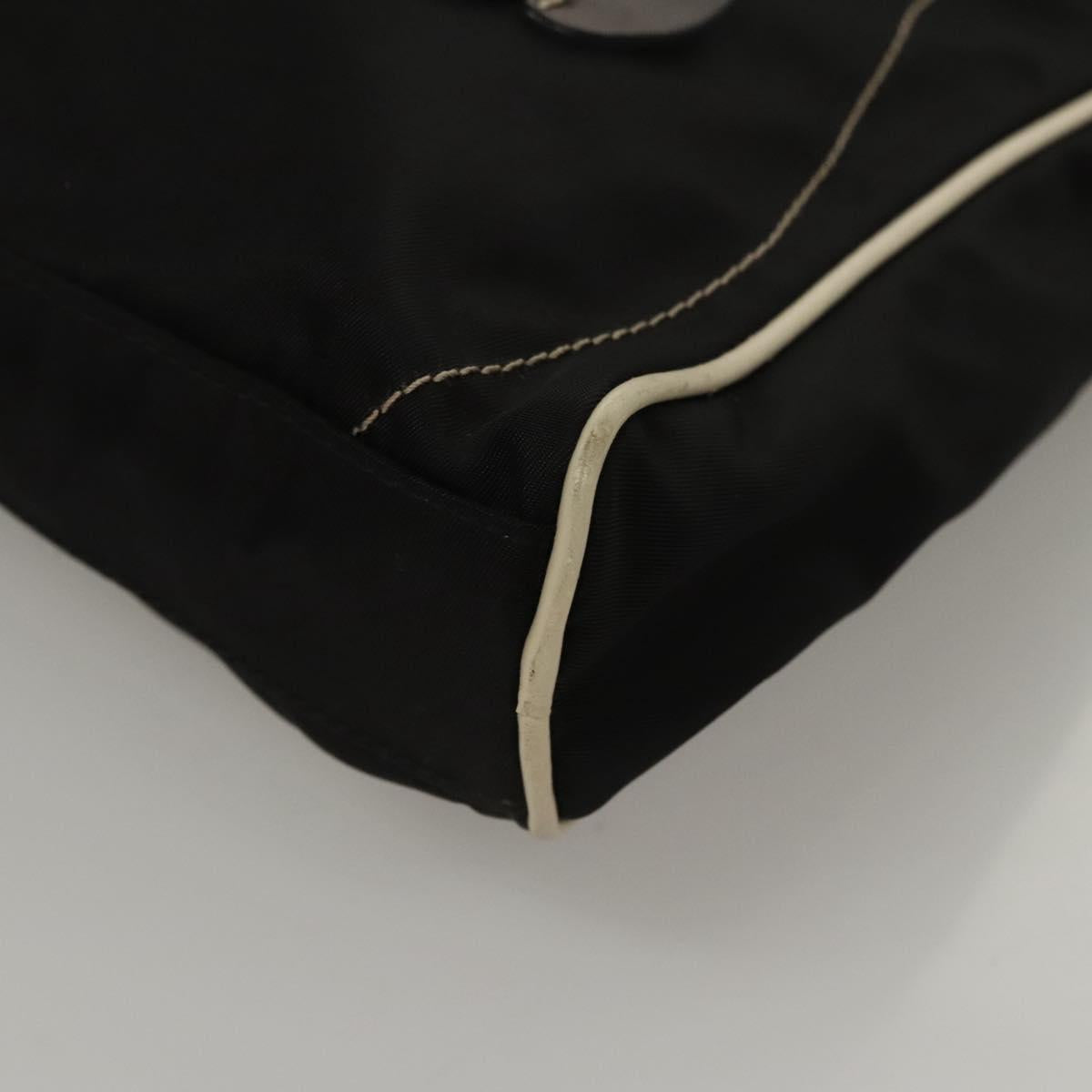 PRADA Shoulder Bag Nylon Black Auth MY310M