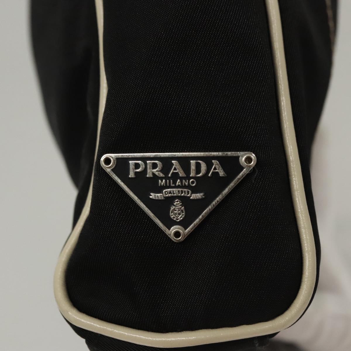 PRADA Shoulder Bag Nylon Black Auth MY310M