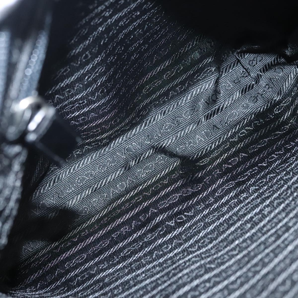 PRADA Shoulder Bag Nylon Black Auth MY310M
