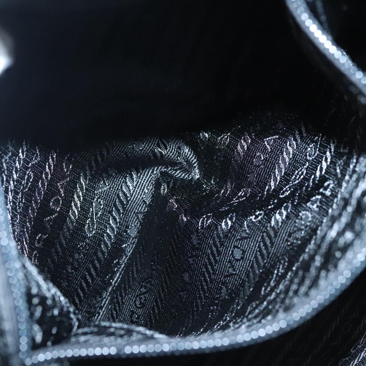 PRADA Shoulder Bag Nylon Black Auth MY310M