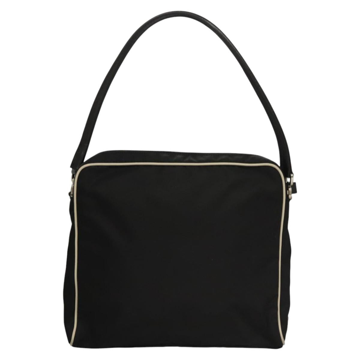 PRADA Shoulder Bag Nylon Black Auth MY310M