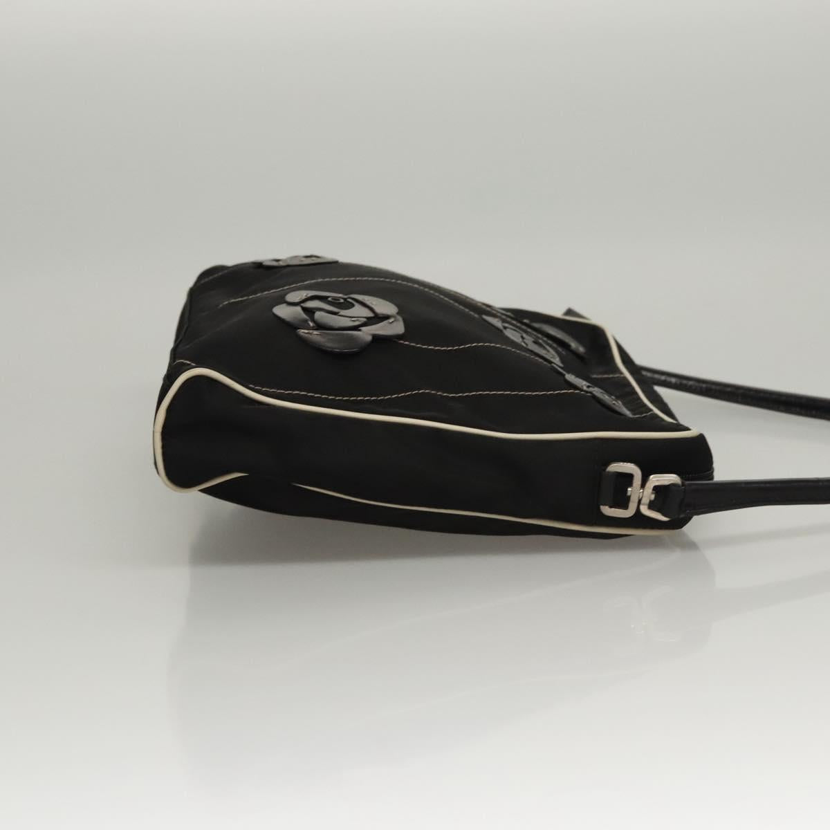 PRADA Shoulder Bag Nylon Black Auth MY310M