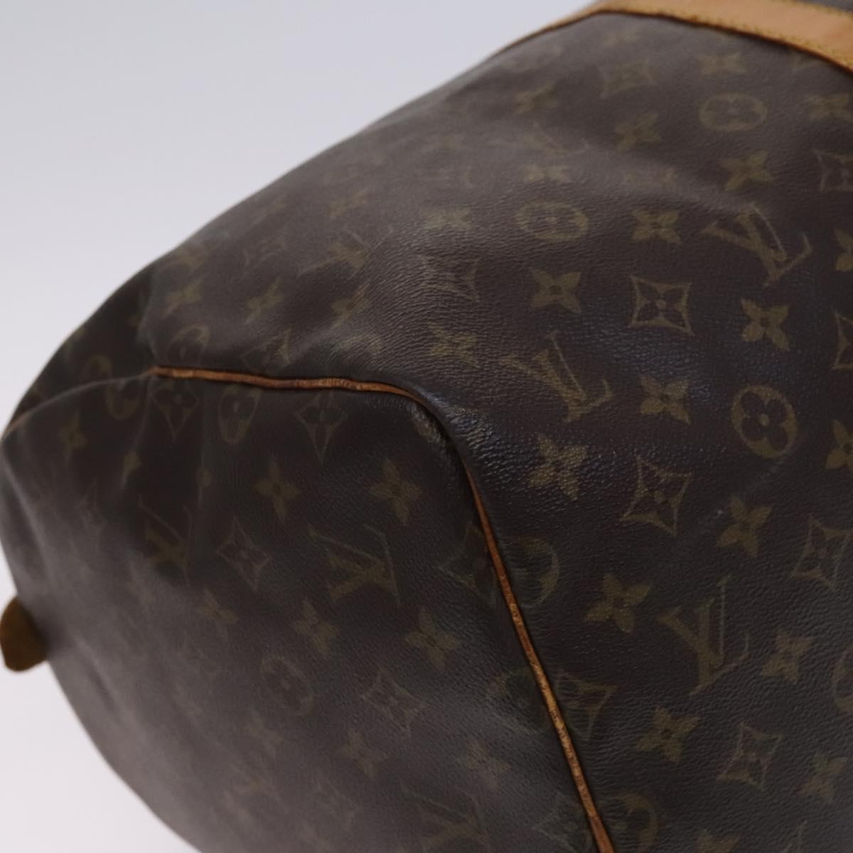 LOUIS VUITTON Monogram Keepall 55 Boston Bag M41424 LV Auth MY330