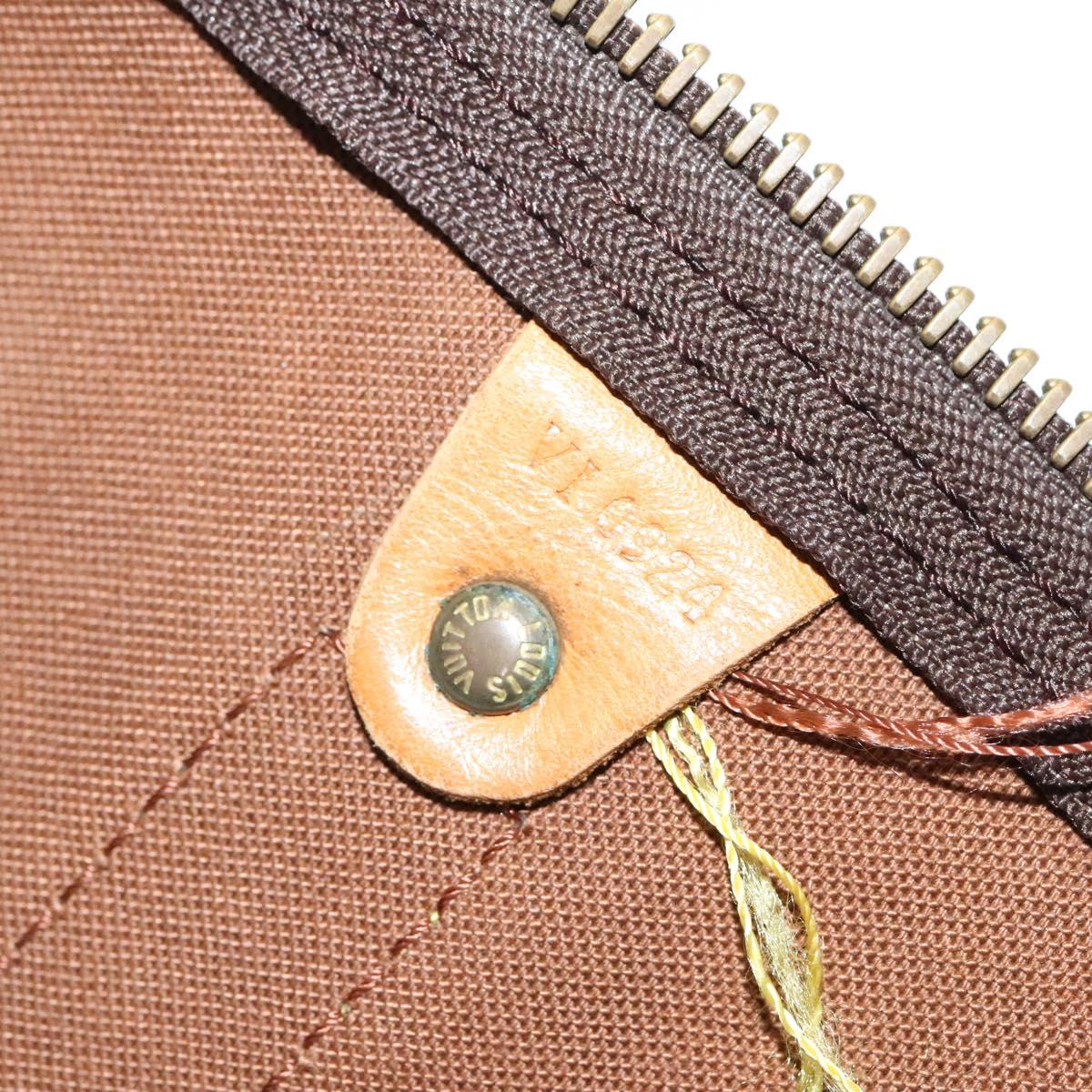 LOUIS VUITTON Monogram Keepall 55 Boston Bag M41424 LV Auth MY330