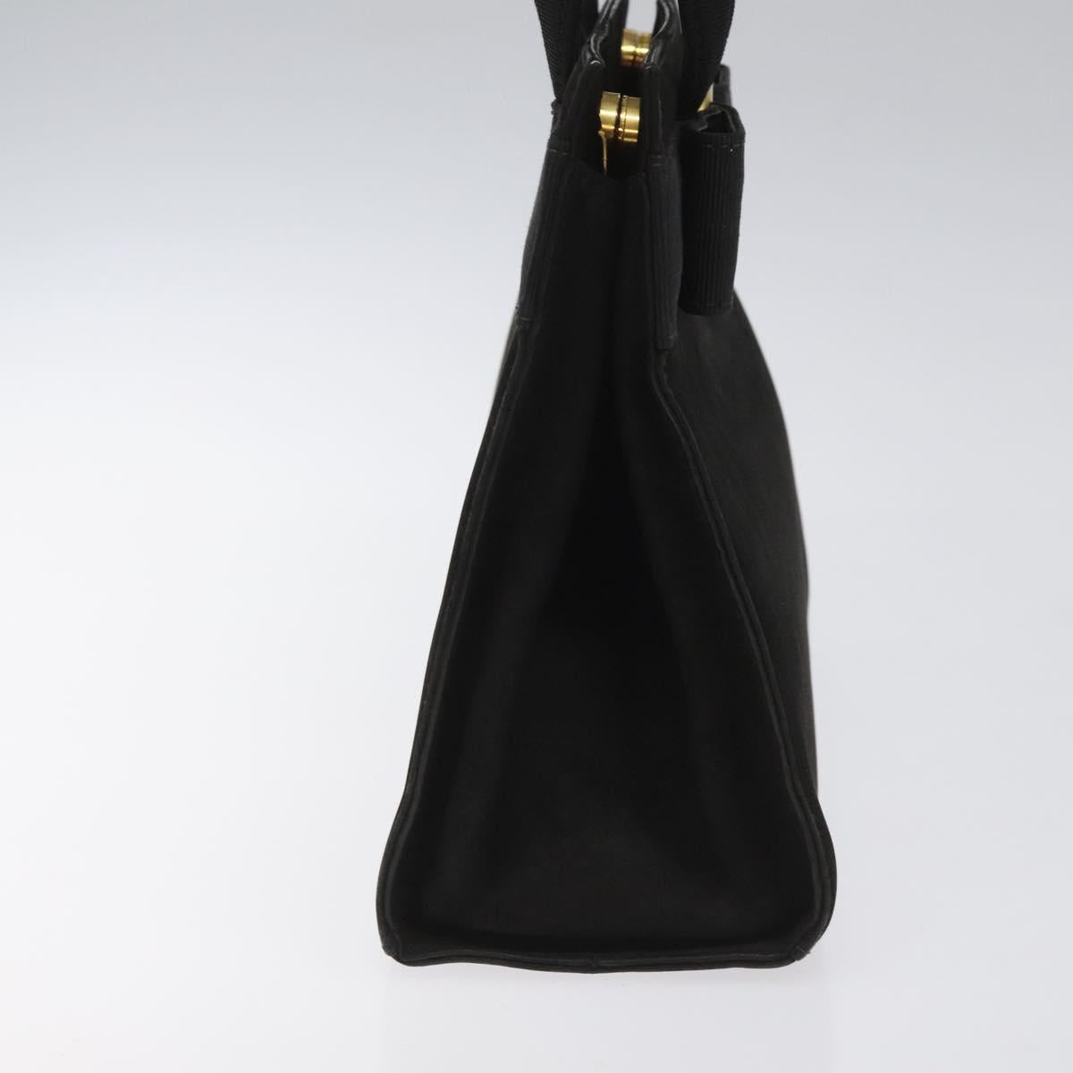 Salvatore Ferragamo Vala Hand Bag Suede Black Auth MY347