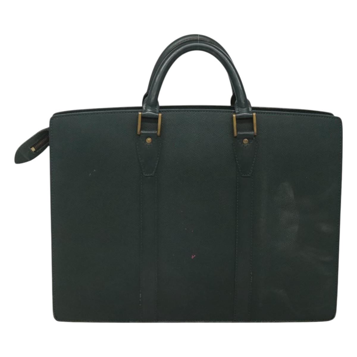 LOUIS VUITTON Taiga Porte Documents Rozan Bag Epicea M30054 LV Auth MY350