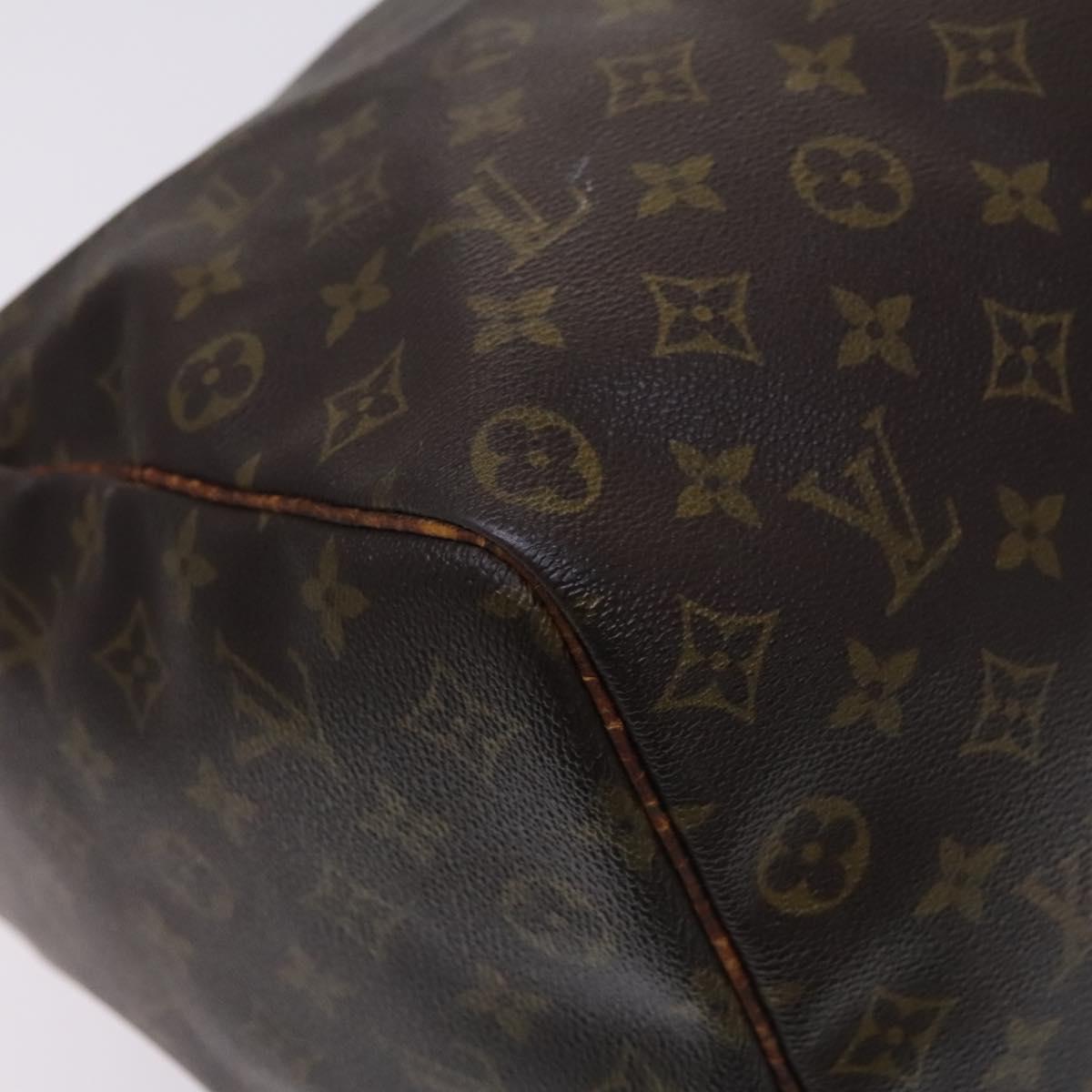 LOUIS VUITTON Monogram Keepall 50 Boston Bag M41426 LV Auth MY369