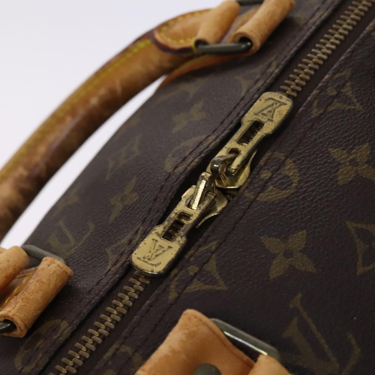 LOUIS VUITTON Monogram Keepall 50 Boston Bag M41426 LV Auth MY369