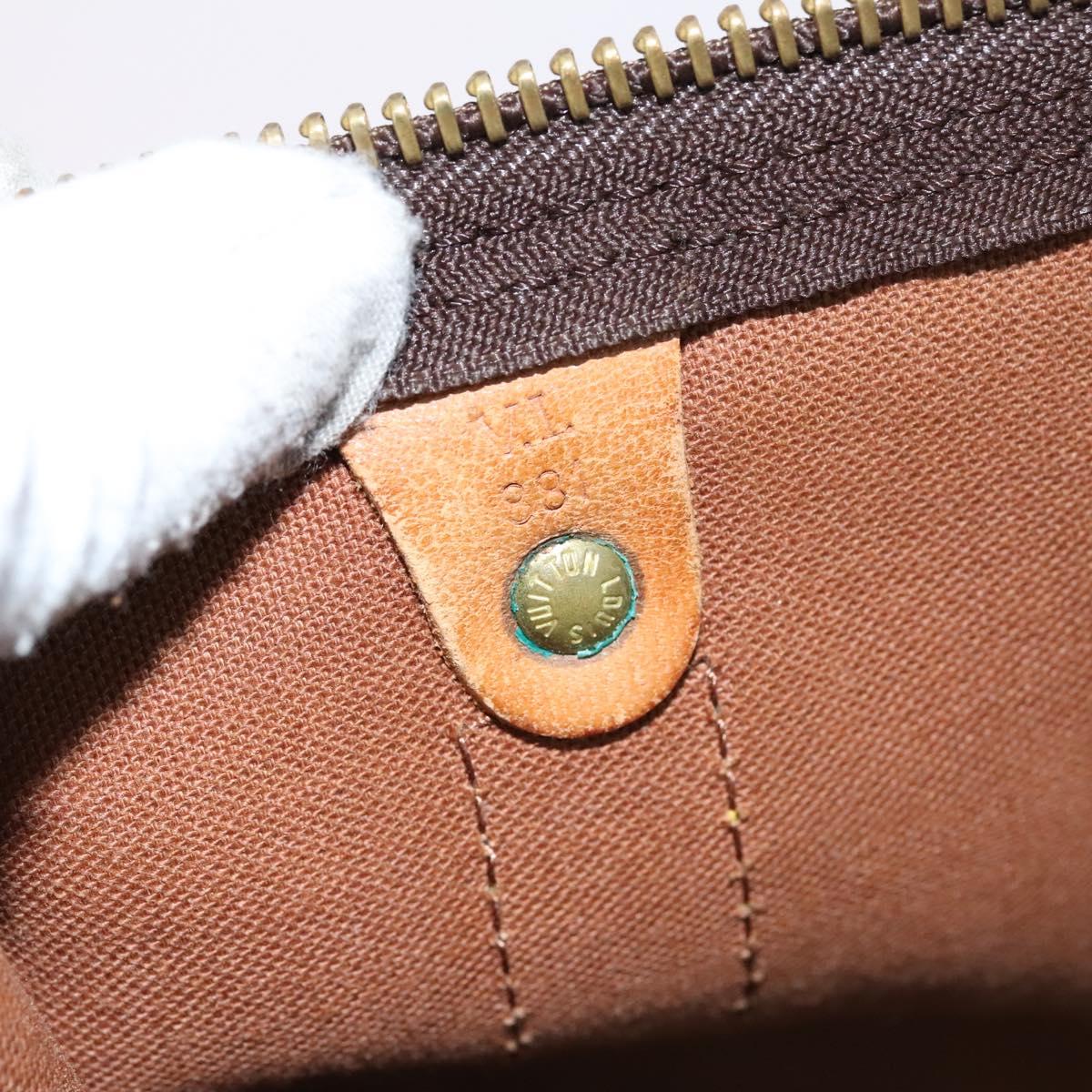 LOUIS VUITTON Monogram Keepall 50 Boston Bag M41426 LV Auth MY369